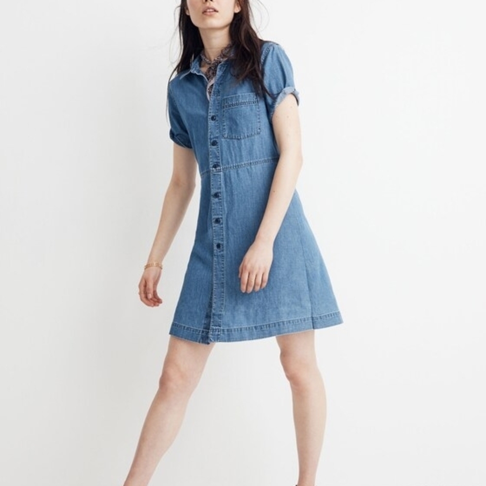 Madewell Jean Mini Dress Size Small